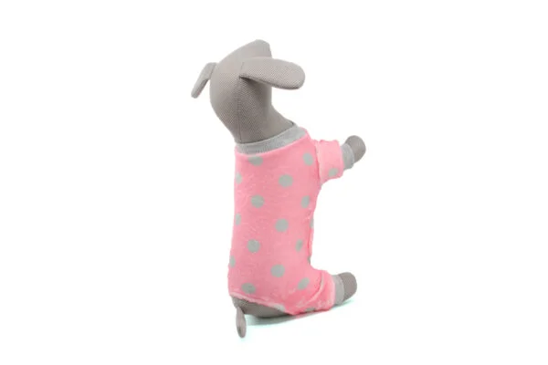 Vsepropejska Dolfi fleecová pyžamo pro psa Barva: Růžová
